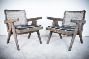 Pierre Jeanneret Duo of Chairs