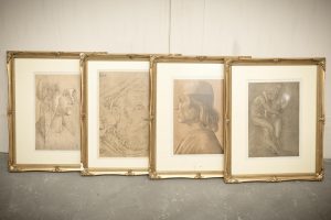 Quartet of Chatsworth Gilt Framed Prints