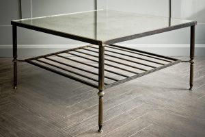 Foxed Mirror Top Coffee Table