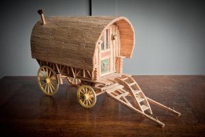 Matchstick Model of Gypsy Caravan