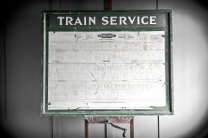 Alton Train Services Sign