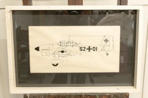 3 x WW2 Plane Ink Drawing