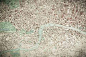 Illustrated Map Of London From Exhibtion