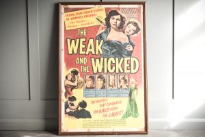 Original Film Poster for "The Weak and the Wicket"