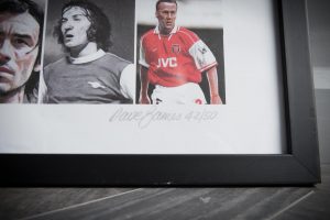 Signed Ltd Edition print By David James - Arsenal