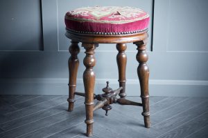 Victorian Turn Stool by W.Williamson of Guildford