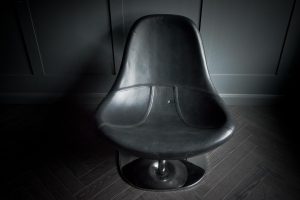 Ikea Black Tub Swivel Chair